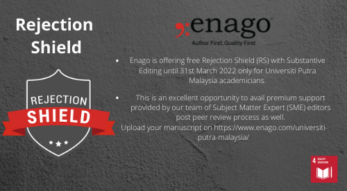 Enago is offering free Rejection Shield (RS