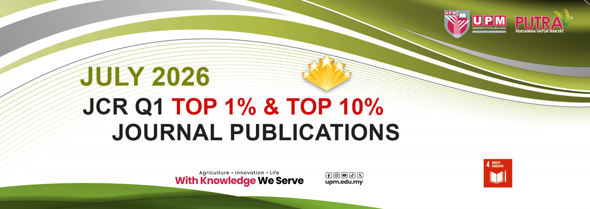 JULY 2026: LIST OF HIGH IMPACT PUBLICATION